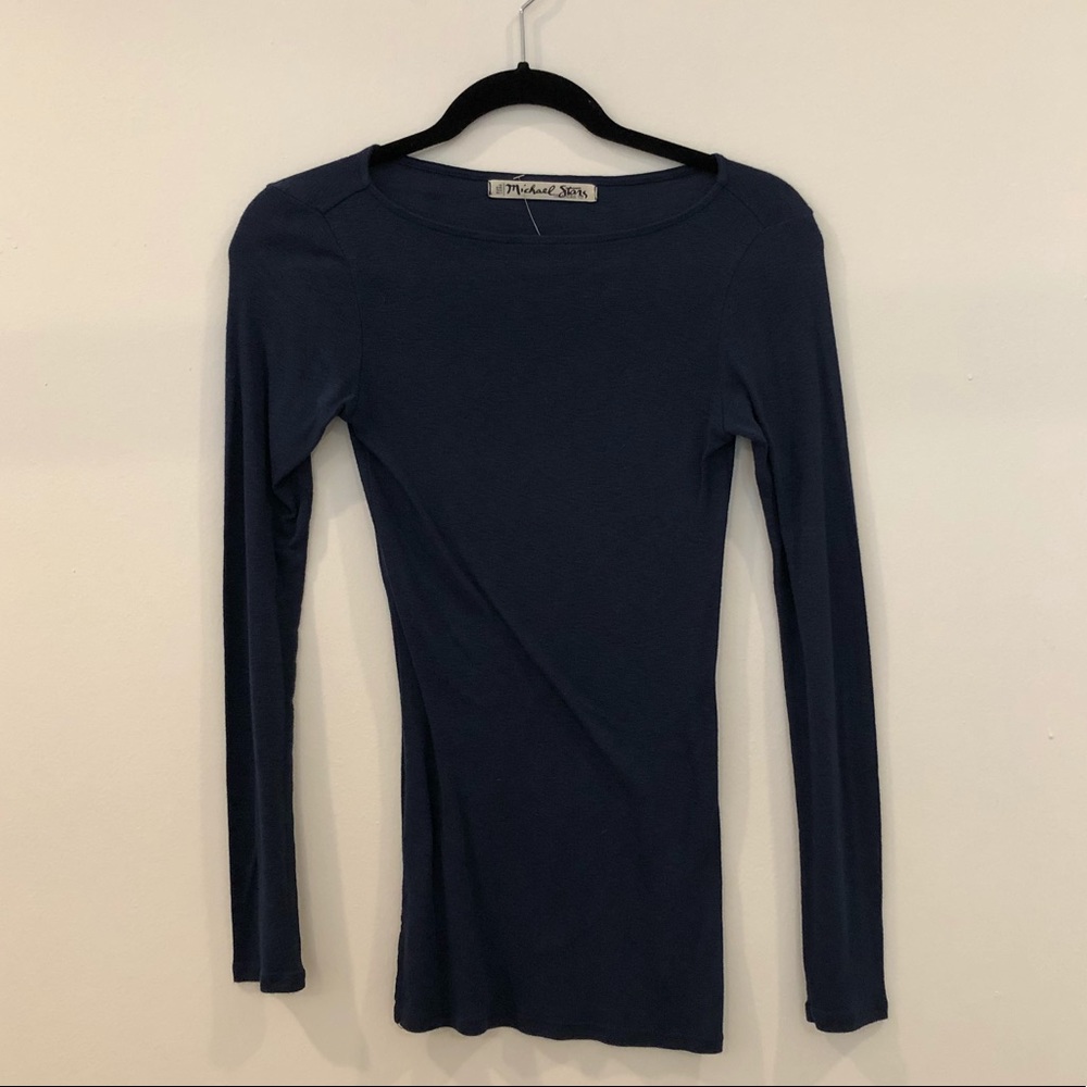 Michael Stars Navy long sleeve